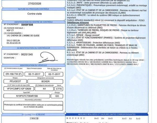 PEUGEOT BOXER 335 L3H2 DOUBLE CABINE 2.0 HDI 130ch BLANC ER-158-TW