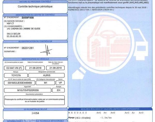 TOYOTA AURIS 1.8 HSD 136H 100ch FULL-HYBRID DESIGN  BVA GRIS EZ-847-VN