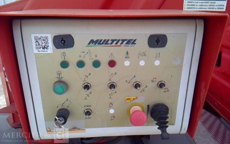 MULTITEL 35-120 NACELLE SUR VL MULTITEL 22M MT 222  3191H ROUGE FC-052-AD