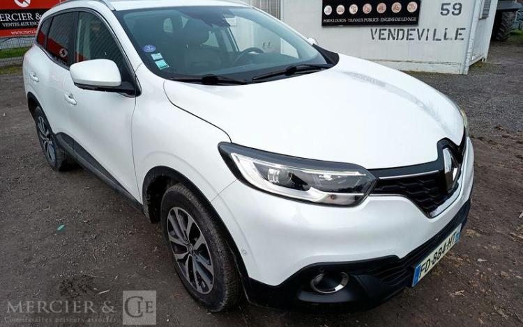 RENAULT KADJAR 1,2 TCE 130 ENERGY INTENS EDC – ESSENCE – 79652 KMS – ANNEE 2018 BLANC FD-884-HT