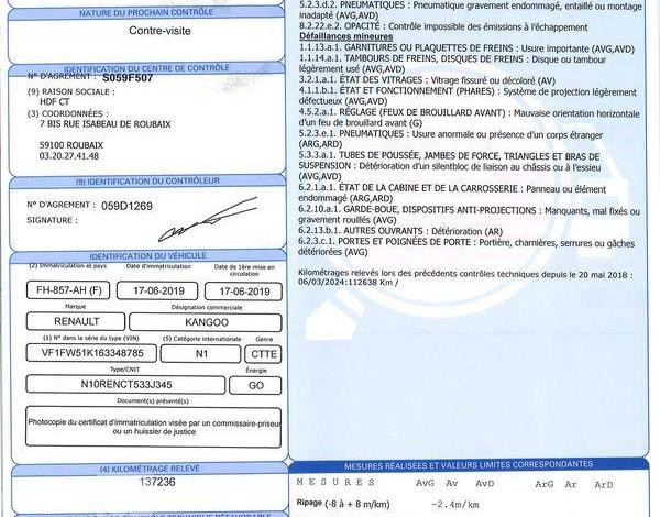 RENAULT KANGOO EXPRESS EXTRA R-LINK DCI 90 BLANC FH-857-AH