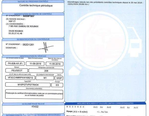 PEUGEOT 208 AFF PURETECH 82CH BVM5 PREMIUM PACK  FK-838-AX