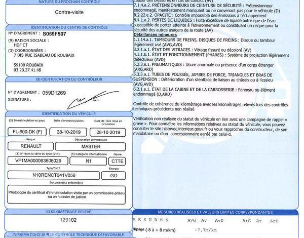 RENAULT MASTER CABINE APPROFONDIE 2.3 DCI 110ch 3T5 L2H2 GRAND-CONFORT BLANC FL-600-DK