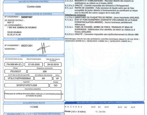 PEUGEOT 308 SW 1.5 BLUEHDI 130 GT LINE BLEU FN-568-MH