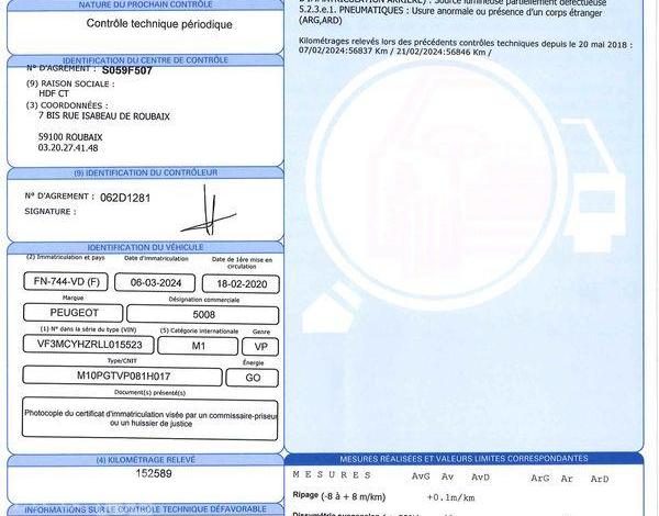 PEUGEOT 5008 GENERATION-II 1.5 BLUEHDI 130CH ALLURE EAT BVA S&S NOIR FN-744-VD