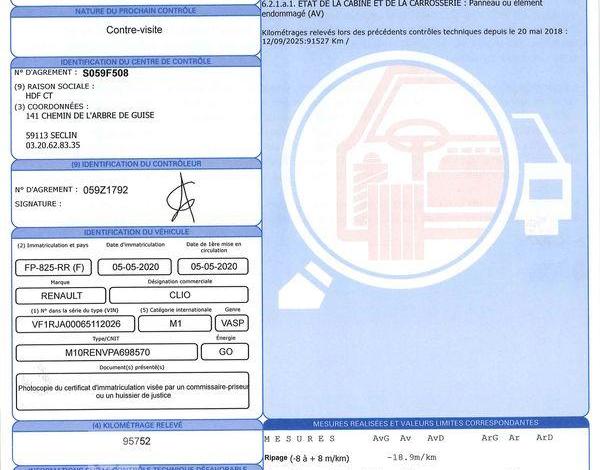 RENAULT CLIO STE AIR NAV BLUE DCI 85 BLANC FP-825-RR