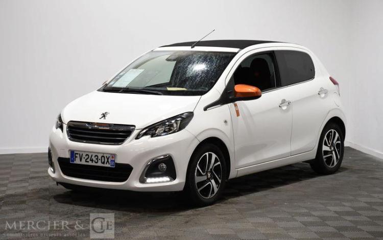 PEUGEOT 108 1,0 VTI 70 TOP ROLAND GARROS BLANC FV-243-QX