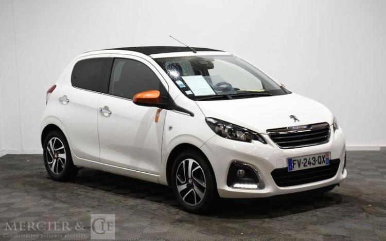 PEUGEOT 108 1,0 VTI 70 TOP ROLAND GARROS BLANC FV-243-QX