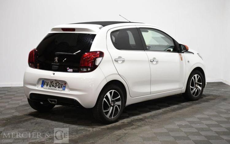 PEUGEOT 108 1,0 VTI 70 TOP ROLAND GARROS BLANC FV-243-QX