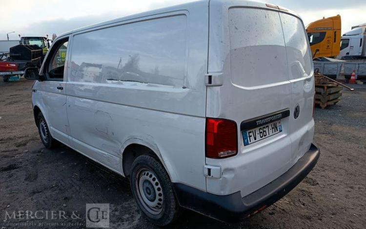 VOLKSWAGEN TRANSPORTER T6.1 FOURGON  L1 2.0 TDI 16V 110 CV – DIESEL – ANNEE 2020 BLANC FV-667-HN