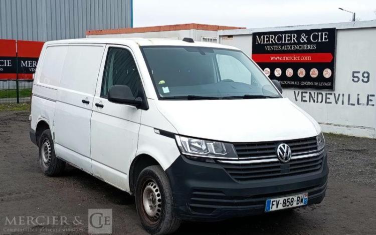 VOLKSWAGEN TRANSPORTER T6.1 FOURGON L1 2.0 TDI 16V 110 CV – DIESEL – 72620 KMS – ANNEE 2020 BLANC FV-858-BW