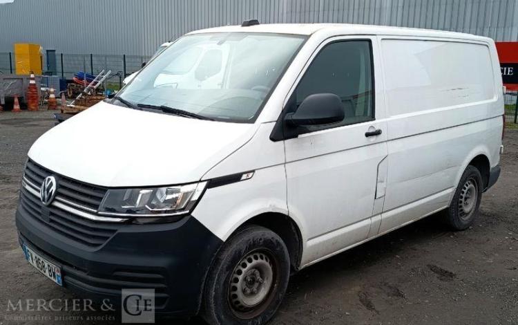 VOLKSWAGEN TRANSPORTER T6.1 FOURGON L1 2.0 TDI 16V 110 CV – DIESEL – 72620 KMS – ANNEE 2020 BLANC FV-858-BW