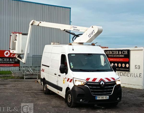 RENAULT MASTER L2H2 2,3 DCI AVEC  NACELLE 121F – 10 M – 764 HEURES BLANC FW-090-XD