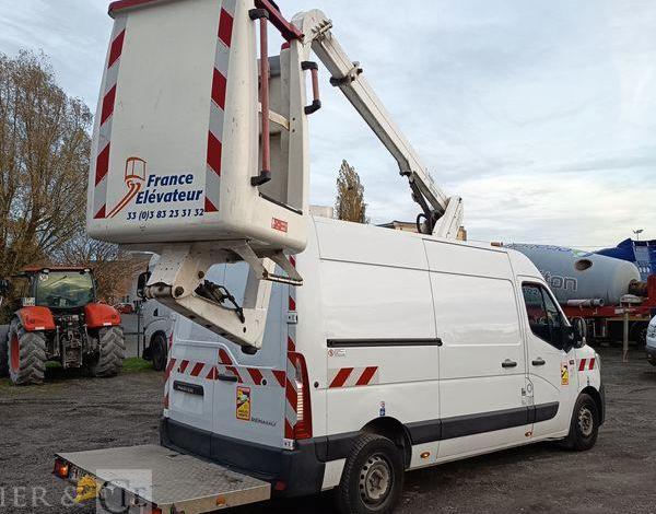 RENAULT MASTER L2H2 2,3 DCI AVEC  NACELLE 121F – 10 M – 764 HEURES BLANC FW-090-XD