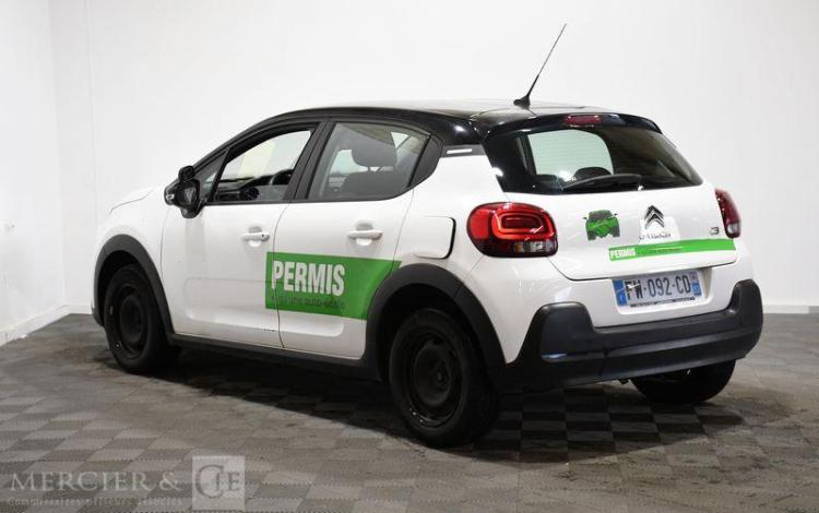 CITROEN C3 A,E BLUEHDI 100 S&S vente à pro car depedalage obligatoire BLANC FW-092-CD