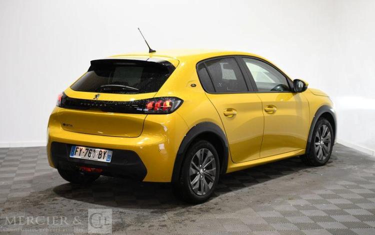 PEUGEOT e-208 ACTIVE BUSINESS 136 CH JAUNE FY-761-BY