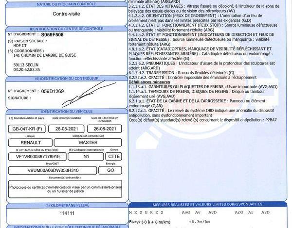 RENAULT MASTER DEPANNEUSE DCI 130CH GD CFT BLANC GB-047-KR