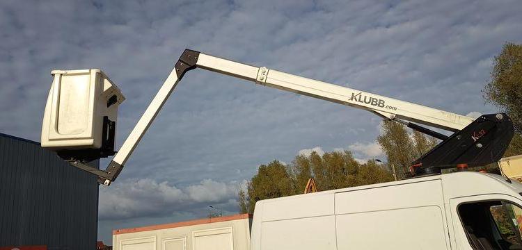 RENAULT MASTER AVEC NACELLE KLUBB KL32 / 10 M – 271 HEURES BLANC GC-197-VK