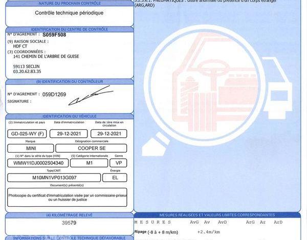 MINI COOPER ELECTRIC BEV LCI SE 184CH ESSENTIAL 3P GRIS GD-025-WY