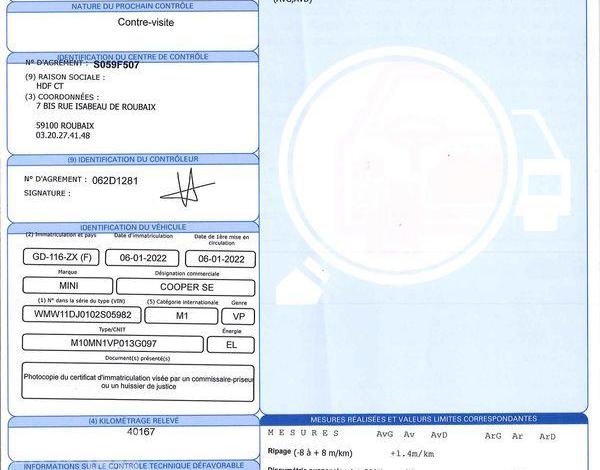 MINI COOPER ELECTRIC F56 BEV LCI SE 184CH YOURS GRIS GD-116-ZX