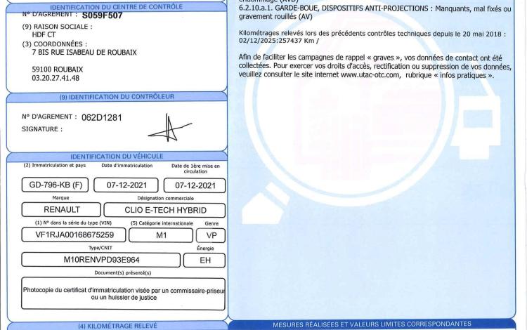 RENAULT CLIO E-TECH HYBRIDE 140CH BUSINESS BLANC GD-796-KB