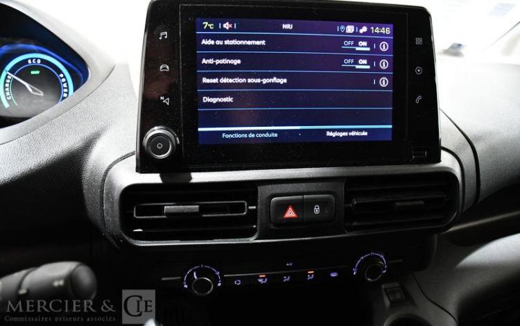 PEUGEOT e-PARTNER 135ch 50KWH L1 ASPHALT BLANC GE-663-RX