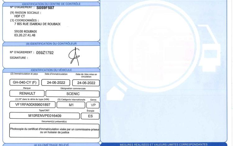 RENAULT SCENIC EVOLUTION TCE 140 EDC BLANC GH-040-CY