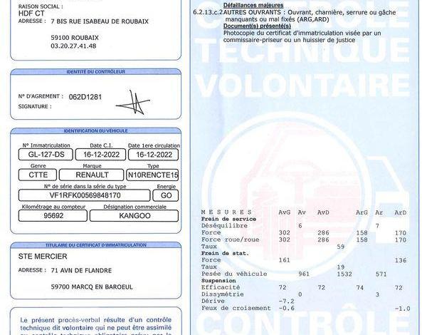 RENAULT KANGOO VAN GD CFT BLUE DCI 115 BVA BLANC GL-127-DS