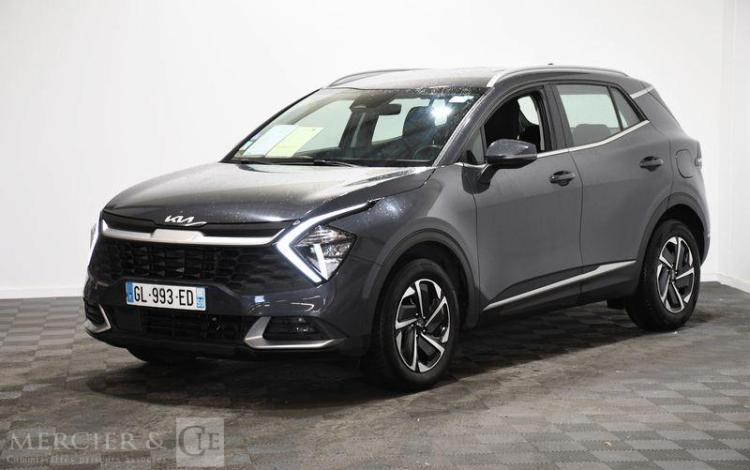 KIA SPORTAGE 1,6 T-GDI 230CH ISG HYBRIDE BVA6 4X2 ACTIVE GRIS GL-993-ED