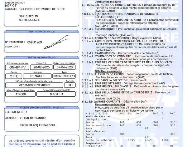 RENAULT MASTER 2.3 DCI 145ch 35 L4 20M3 GRAND-VOLUME BLANC GN-494-FV