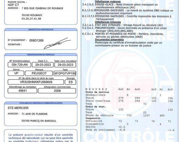 PEUGEOT 2008 STYLE PURE TECH 100 S&S GRIS GN-729-AN