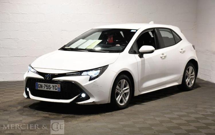TOYOTA COROLLA 1.8 122H 100ch MHEV DYNAMIC BVA BLANC GN-755-YC