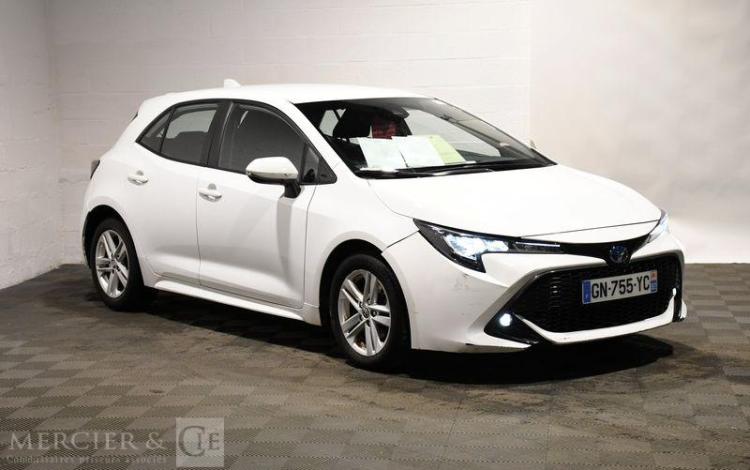TOYOTA COROLLA 1.8 122H 100ch MHEV DYNAMIC BVA BLANC GN-755-YC
