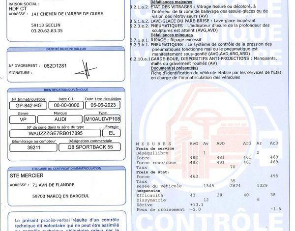 AUDI Q8 E-TRON SPORTBACK 55 410ch 114kWh S-LINE QUATTRO BVA GRIS GP-842-HG