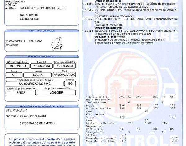 DACIA JOGGER EXPRESSION ECO-G 100 7PL VERT GR-223-EB