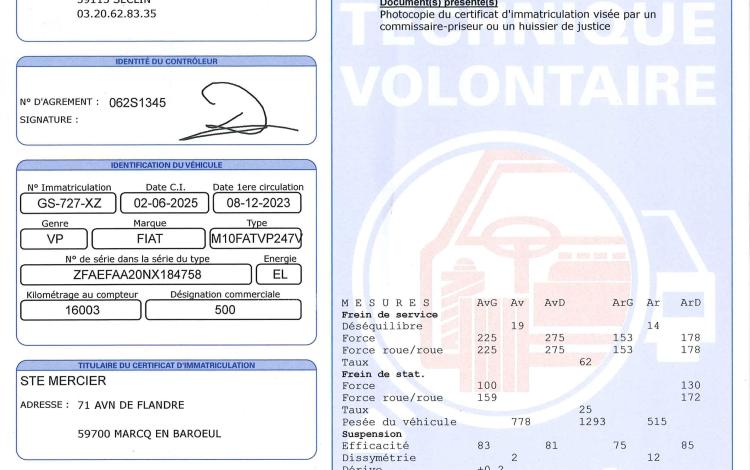 FIAT 500 24 kWh 95ch ACTION PLUS BVA GRIS GS-727-XZ