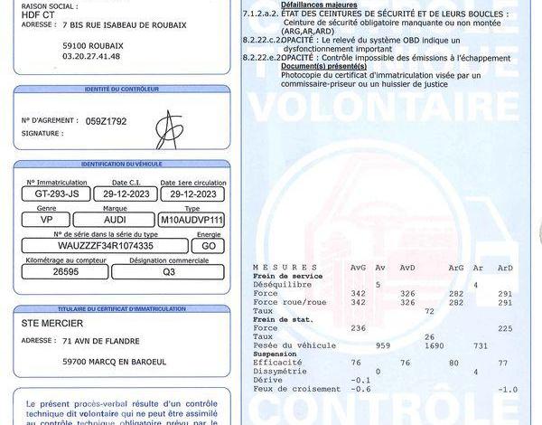 AUDI Q3 40 TDI 220CH QUATTRO S-TRONIC 7  GT-293-JS