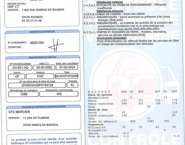 FIAT 500 24 kwh PACK CONFORT BLEU GV-621-AD