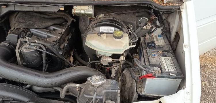 MERCEDES SPRINTER 411CDI 35 2.2D 109 CV  BENNE DOUBLE CABINE – DIESEL – AN 2003 BLANC GW-786-DH