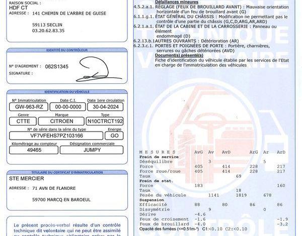 CITROEN JUMPY BLANC GW-963-RZ