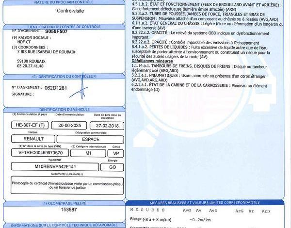 RENAULT ESPACE NOIR HE-307-EF
