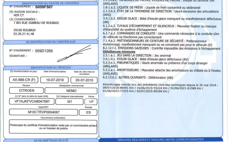 CITROEN NEMO COMBI 1.4 75CH CONFORT GRIS AX-999-CR