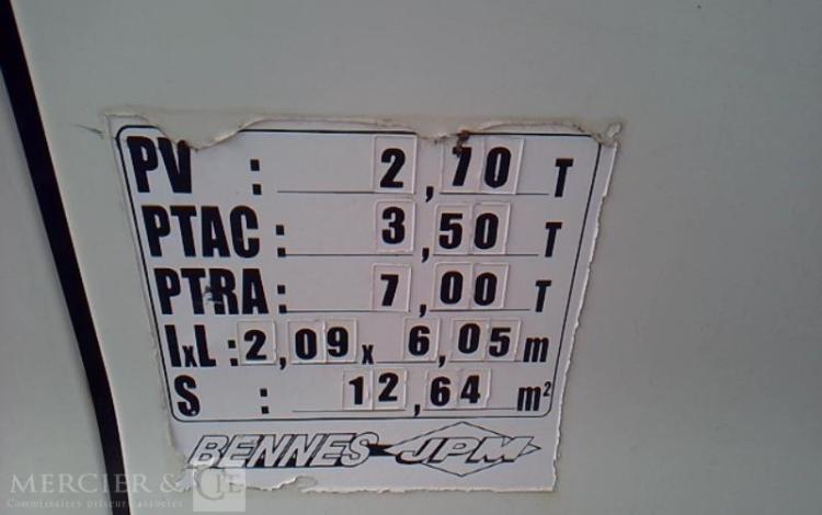 IVECO 35C13 BENNE DOUBLE CABINE BLANC BL-643-WY