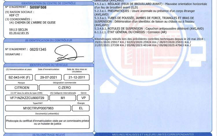 CITROEN C-ZERO ELECTRIC 65 14.5KWH AIRDREAM BVA  BZ-943-HX
