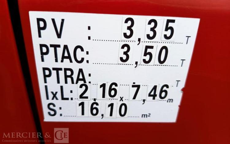 IVECO DAILY 35S11 AVEC NACELLE MULTITEL 160ALUDS 16M – DIESEL – 2337 H – ANNEE 2013 ROUGE CT-417-VS