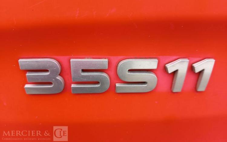 IVECO DAILY 35S11 AVEC NACELLE MULTITEL 160ALUDS 16M – DIESEL – 2337 H – ANNEE 2013 ROUGE CT-417-VS