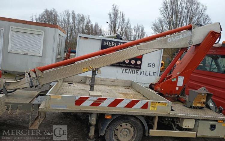 IVECO DAILY 35S11 AVEC NACELLE MULTITEL 160ALUDS 16M – DIESEL – 2337 H – ANNEE 2013 ROUGE CT-417-VS