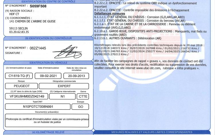 PEUGEOT EXPERT 229 1.6 HDI 90 L2H1 CONFORT BLANC CY-619-TQ