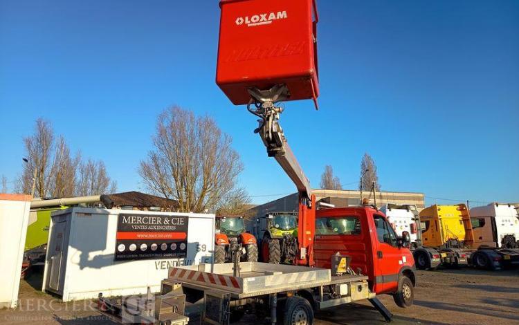 MULTITEL DAILY 35S11 AVEC NACELLE MULTITEL 160ALUDS 16M – DIESEL – ANNEE 2014 ROUGE DD-933-RG