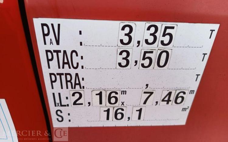 MULTITEL DAILY 35S11 AVEC NACELLE MULTITEL 160ALUDS 16M – DIESEL – ANNEE 2014 ROUGE DD-933-RG